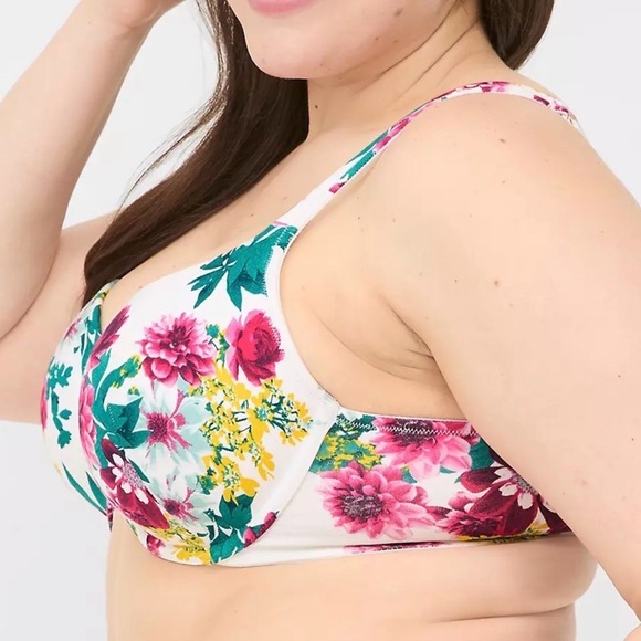 Cacique Lightly Lined Cotton T shirt Bra - Picture 2 of 8